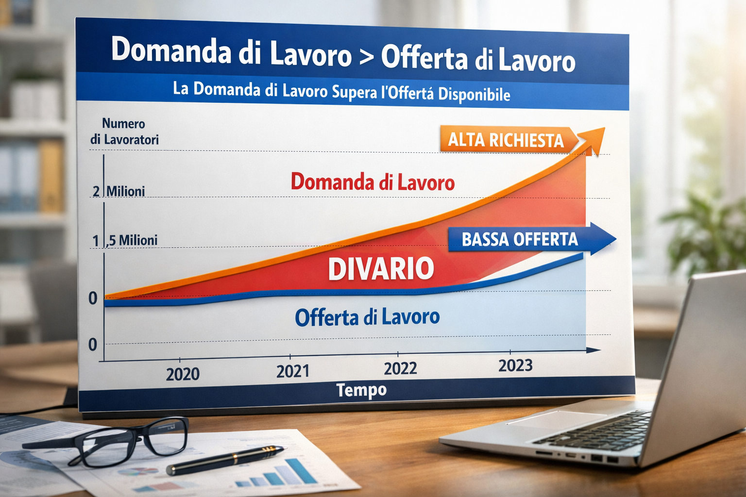 Vantaggio enorme: domanda e offerta